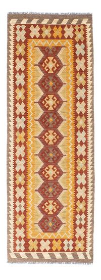 Tapis de couloir Tapis Kelim - Oriental - 195 x 65 cm - rouille