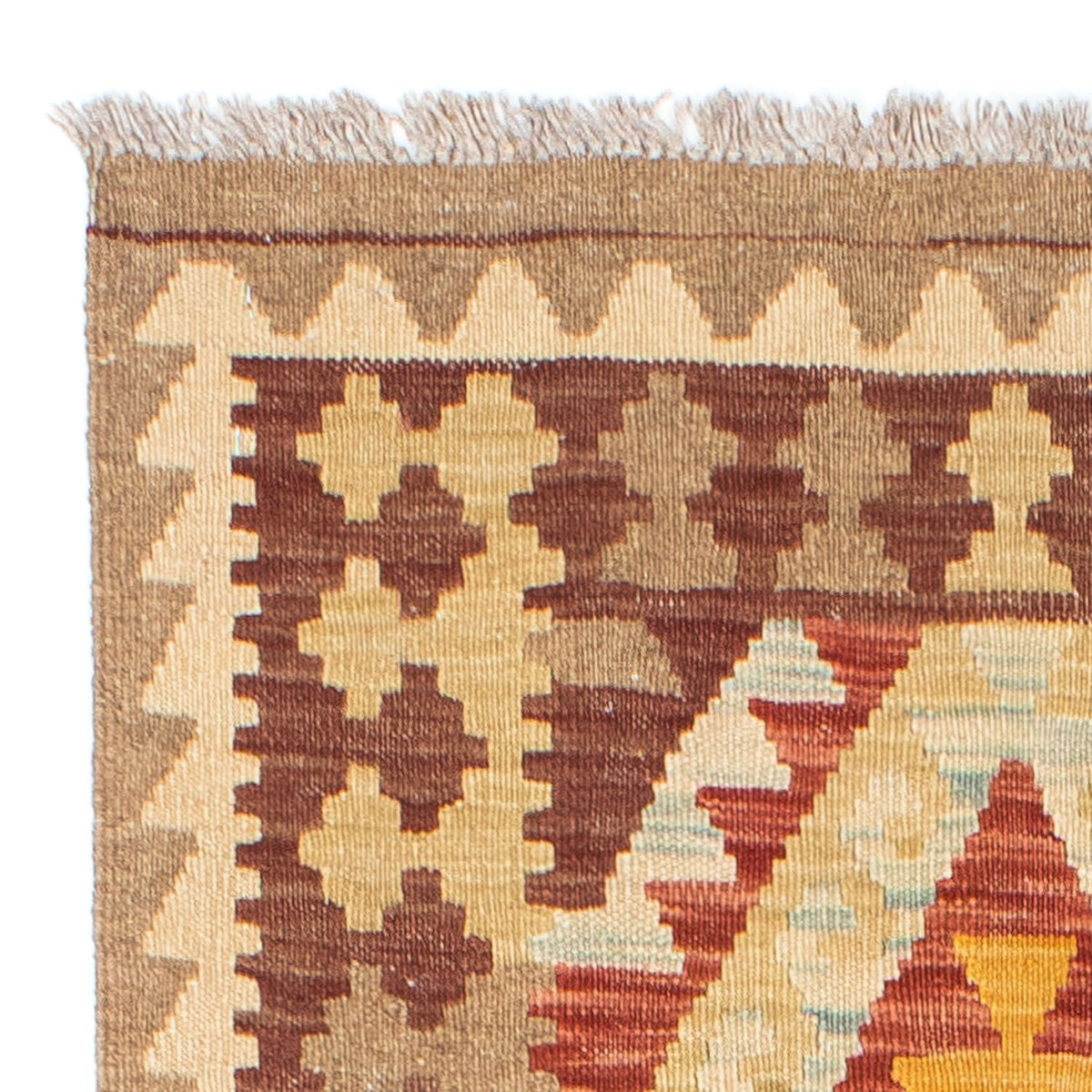 Kelim Teppich - Oriental 200 x 70 cm - beige
