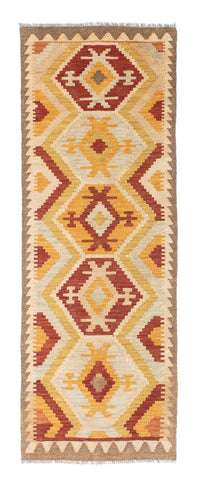 Tapis de couloir Tapis Kelim - Oriental - 197 x 70 cm - beige