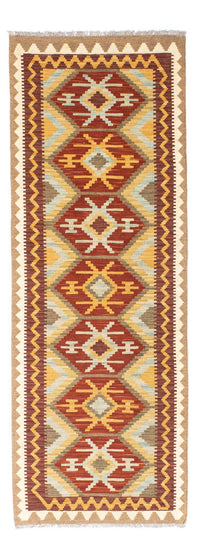 Tapis de couloir Tapis Kelim - Oriental - 210 x 72 cm - marron clair