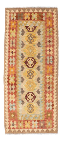 Tapis de couloir Tapis Kelim - Oriental - 195 x 74 cm - beige
