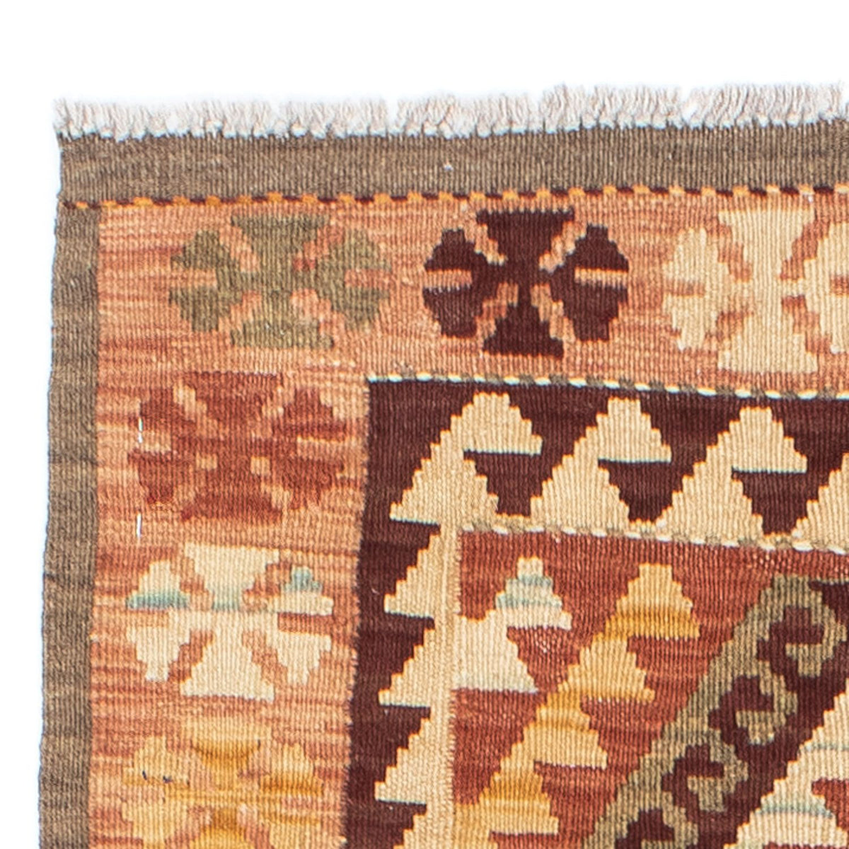 Kelim Teppich - Oriental 204 x 71 cm - beige