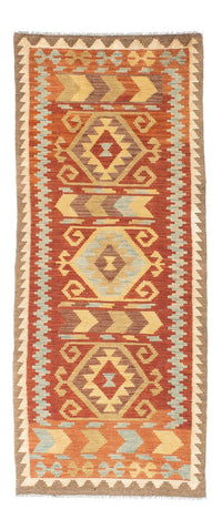 Tapis de couloir Tapis Kelim - Oriental - 195 x 75 cm - orange