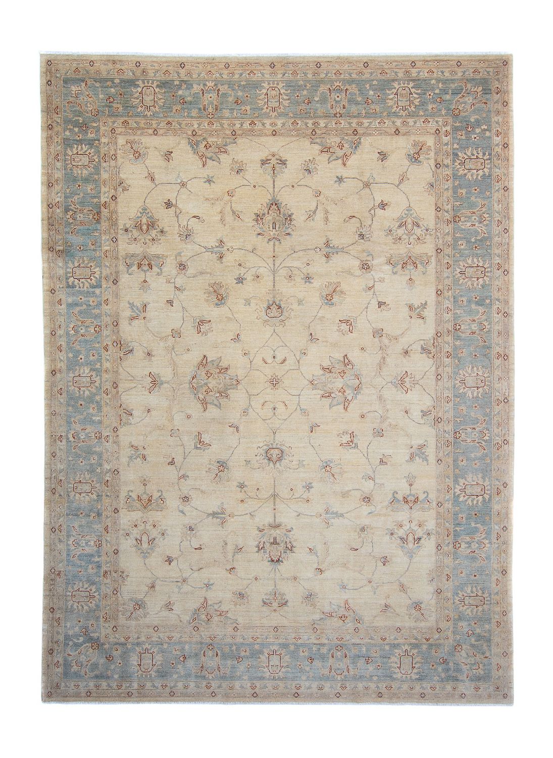 Ziegler Teppich 347 x 250 cm - hellbeige