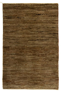 Tapis Gabbeh - Indus - 113 x 78 cm - marron foncé