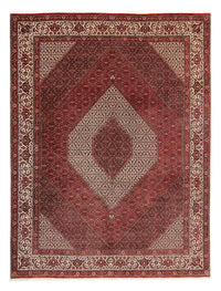 Tapis persan - Bidjar - 397 x 296 cm - rouge foncé