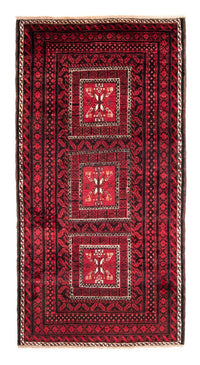 Tapis de couloir Tapis Belutsch - 220 x 114 cm - rouge