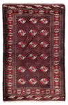 Tapis Belutsch 100x160cm - Tapis oriental - marron - Rectangle / Marron / 100 x 160 cm Rectangle