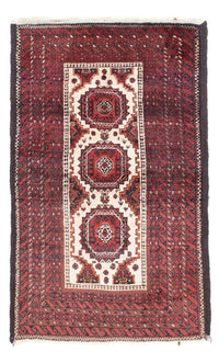 Tapis Belutsch - 144 x 92 cm - rouge foncé