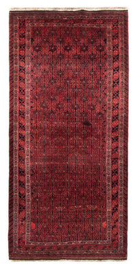 Tappeto corsia Tappeto Belutsch - 248 x 117 cm - rosso scuro