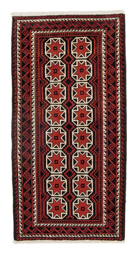 Tapis Belutsch - 158 x 82 cm - rouge foncé