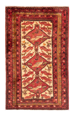 Belutsch Teppich 224 x 134 cm - rot