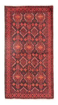 Tapis de couloir Tapis Belutsch - 190 x 104 cm - rouge