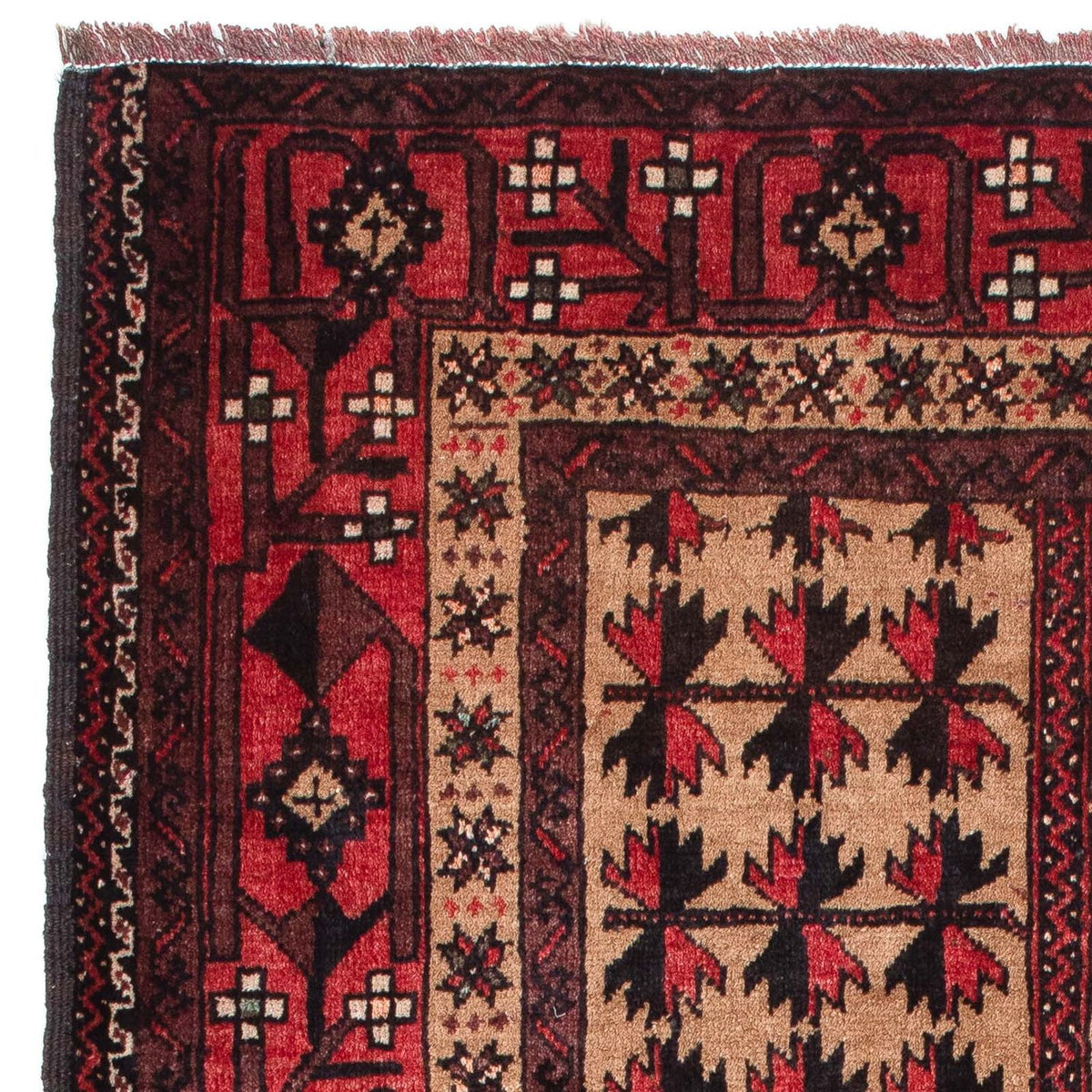 Belutsch Teppich 98x156cm - Orientteppich - braun
