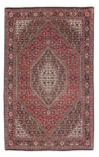 Tapis de couloir Tapis persan - Bidjar - 180 x 107 cm - rouge foncé