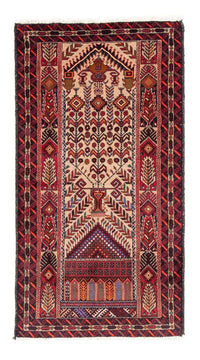 Tapis de couloir Tapis Belutsch - 195 x 99 cm - multicolore