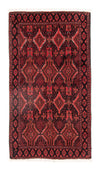 Tapis Belutsch 104x189cm - Tapis persan - rouge - Tapis de couloir / Rouge / 104 x 189 cm Tapis de couloir