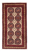 Tappeto Belutsch 104x195cm - Tappeto persiano - beige - Passatoia / Beige / 104 x 195 cm Passatoia
