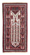 Tappeto Belutsch 101x191cm - Tappeto persiano - rosso - Passatoia / Rosso / 101 x 191 cm Passatoia