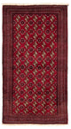 Belutsch Teppich 101x194cm - Orientteppich - dunkelrot