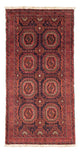 Belutsch Teppich 200 x 106 cm - hellrot