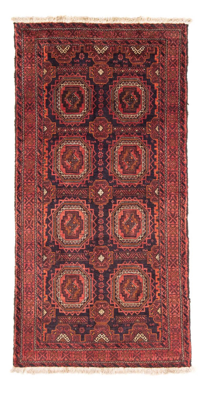 Belutsch Teppich 200 x 106 cm - hellrot