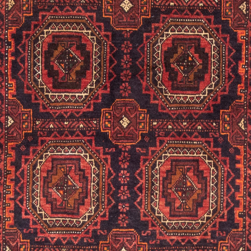 Belutsch Teppich 200 x 106 cm - hellrot