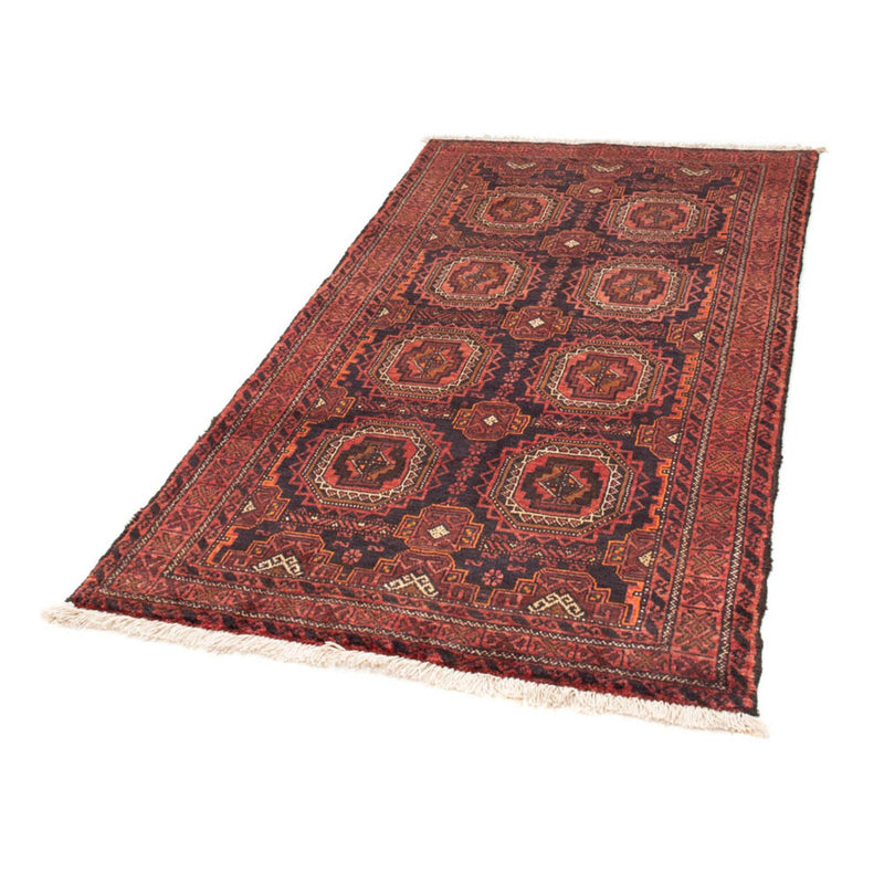 Belutsch Teppich 200 x 106 cm - hellrot