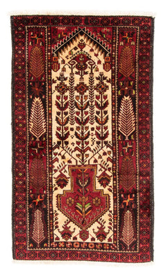 Belutsch Teppich 187 x 102 cm - rot