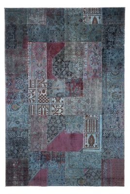 Patchwork Teppich 291 x 194 cm