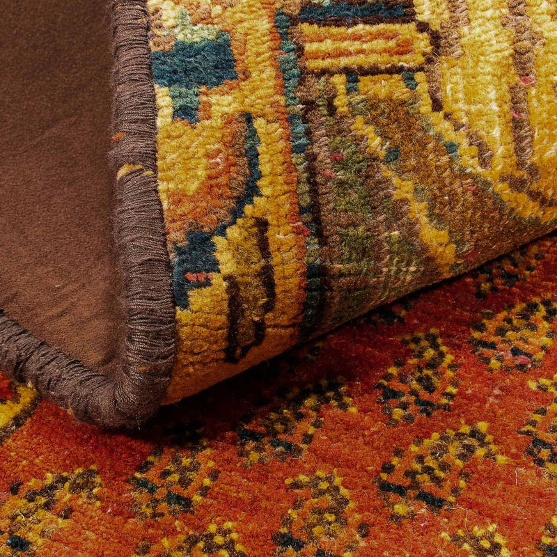 Patchwork Teppich 151 x 142 cm