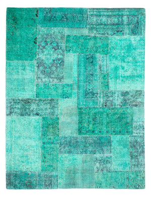 Patchwork Teppich 297 x 231 cm