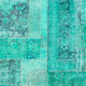 Patchwork Teppich 297 x 231 cm
