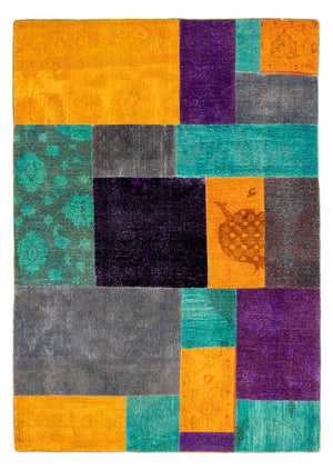 Patchwork Teppich 232 x 164 cm