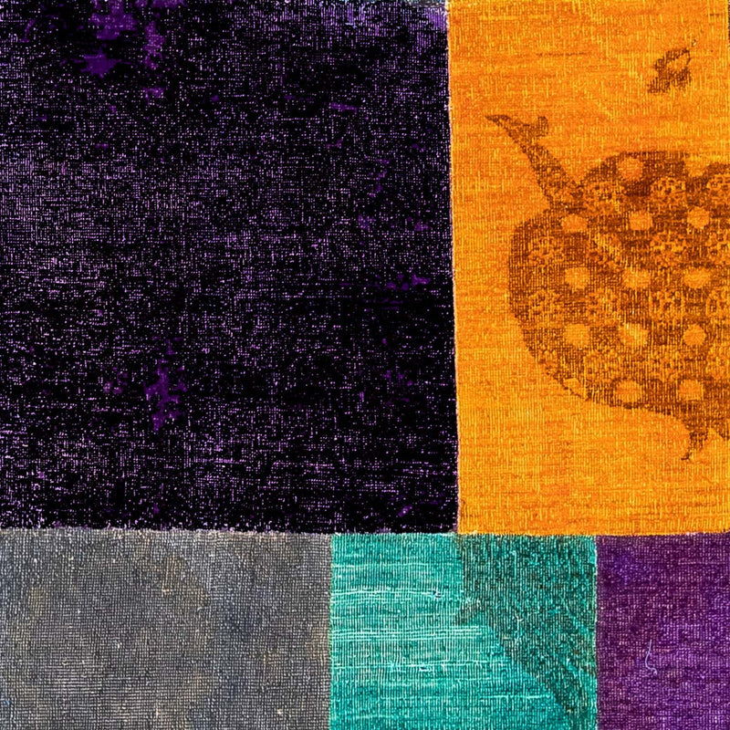 Patchwork Teppich 232 x 164 cm
