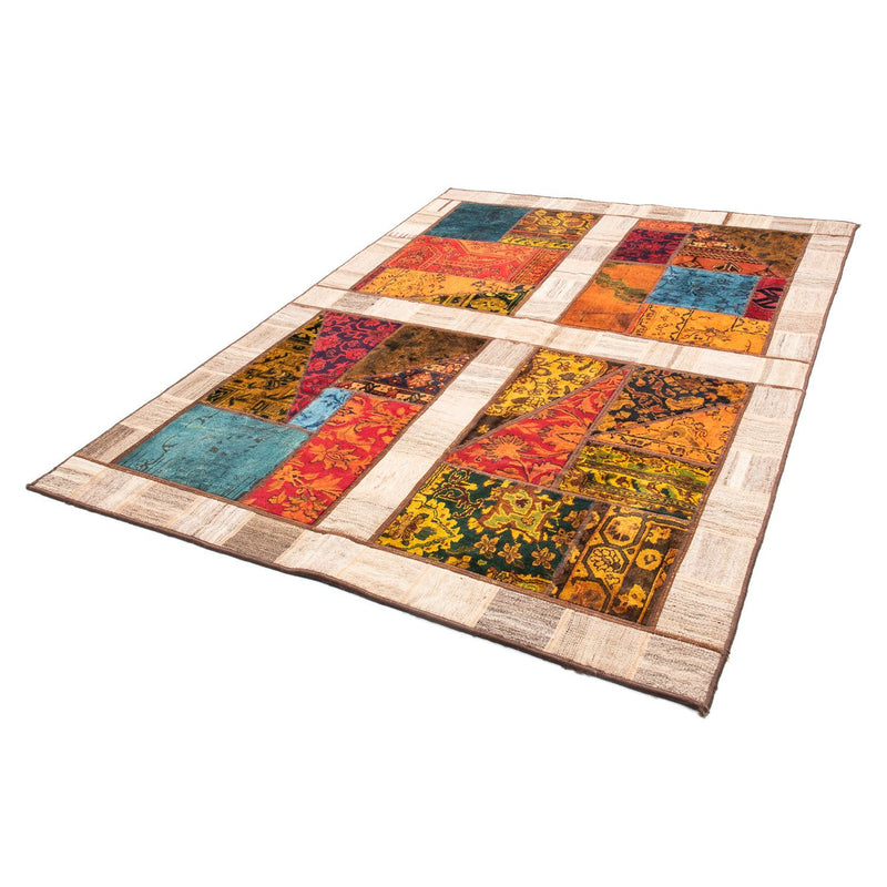 Patchwork Teppich 221 x 161 cm