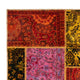 Patchwork Teppich 198 x 137 cm