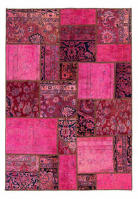 Tapis patchwork - 197 x 138 cm - multicolore