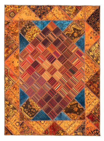 Patchwork Teppich 176x234cm - Orientteppich