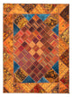 Patchwork Teppich 234 x 176 cm