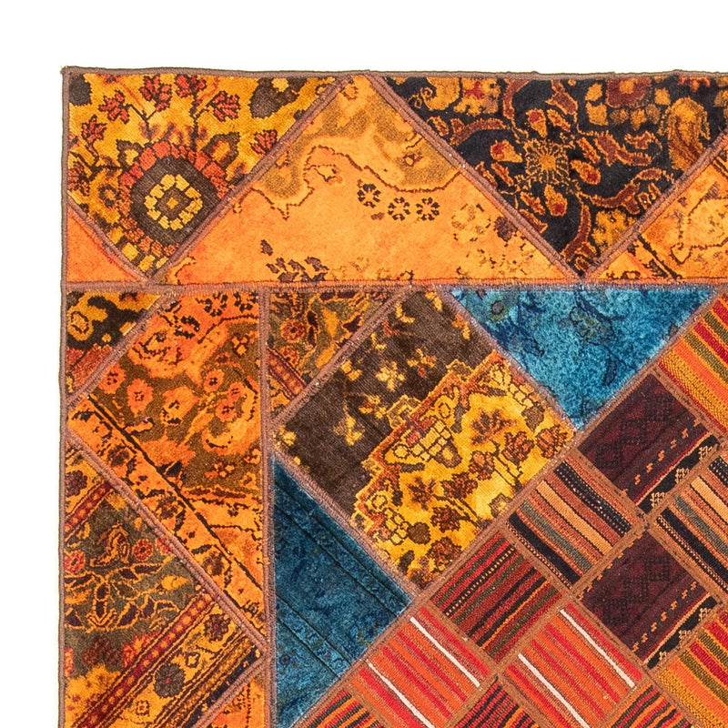 Patchwork Teppich 234 x 176 cm