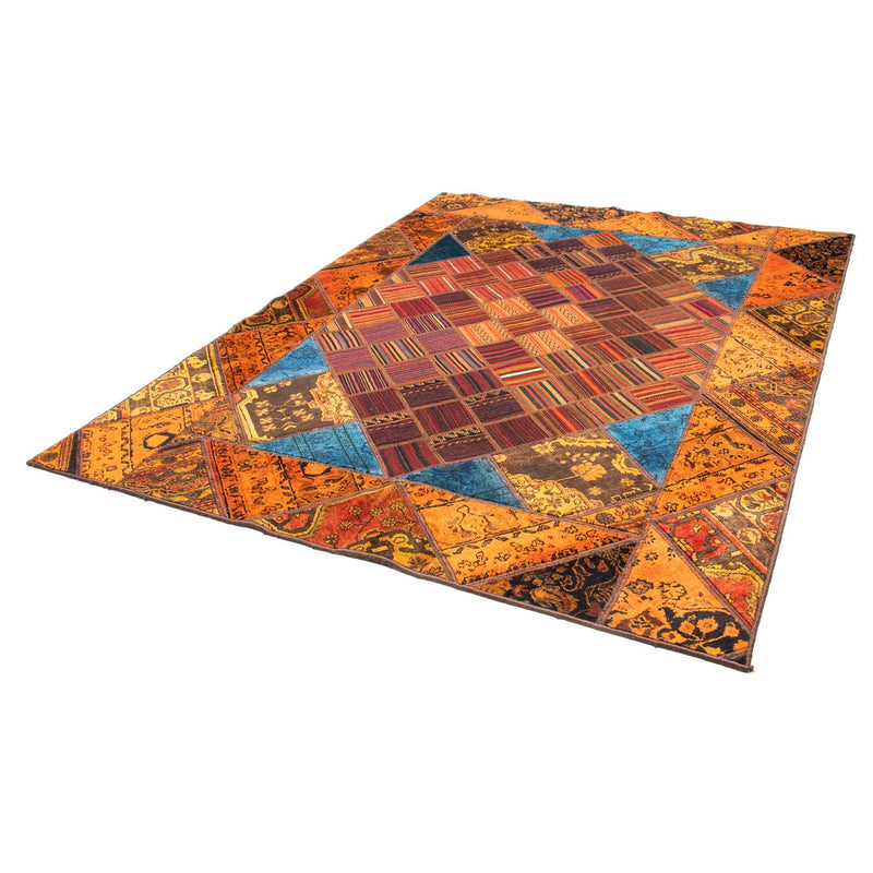 Patchwork Teppich 234 x 176 cm