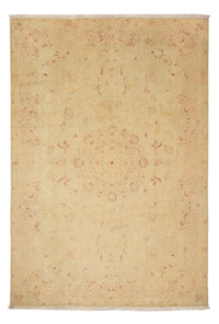 Tapis persan - Tabriz - Royal - 298 x 198 cm - marron clair