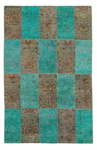 Tapis patchwork - 240 x 149 cm - multicolore