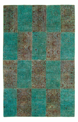 Patchwork Teppich 243 x 149 cm
