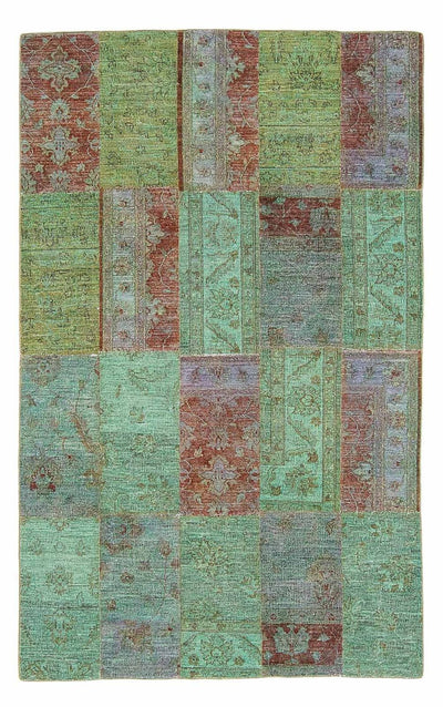 Tapis patchwork 148x242cm - Tapis en laine