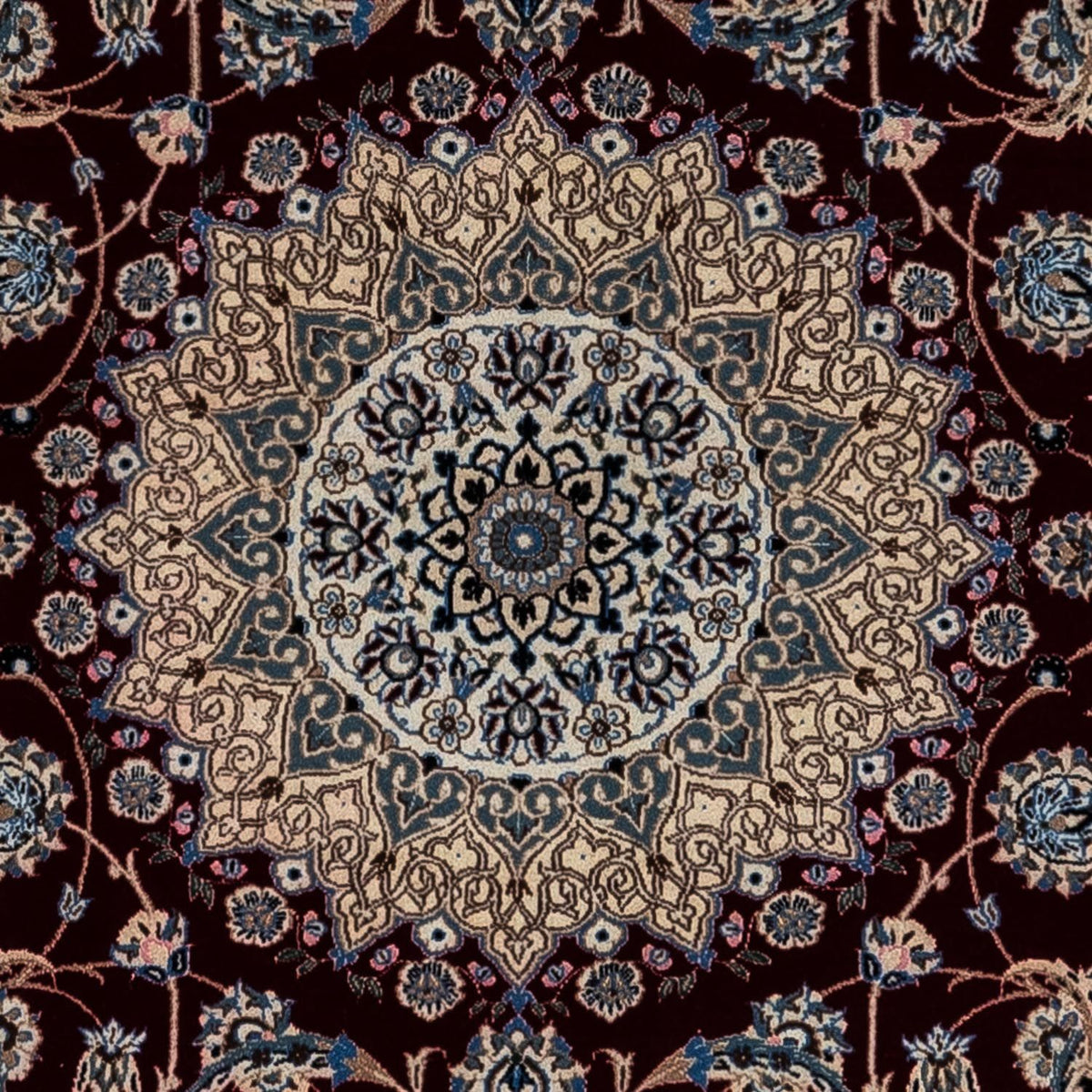 Perserteppich - Nain - Royal 348 x 248 cm - schwarz