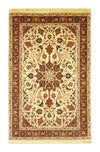 Tabriz - 50 Raj Tappeto 103x157cm - Tappeto persiano - beige - Rettangolo / Beige / 103 x 157 cm Rettangolo