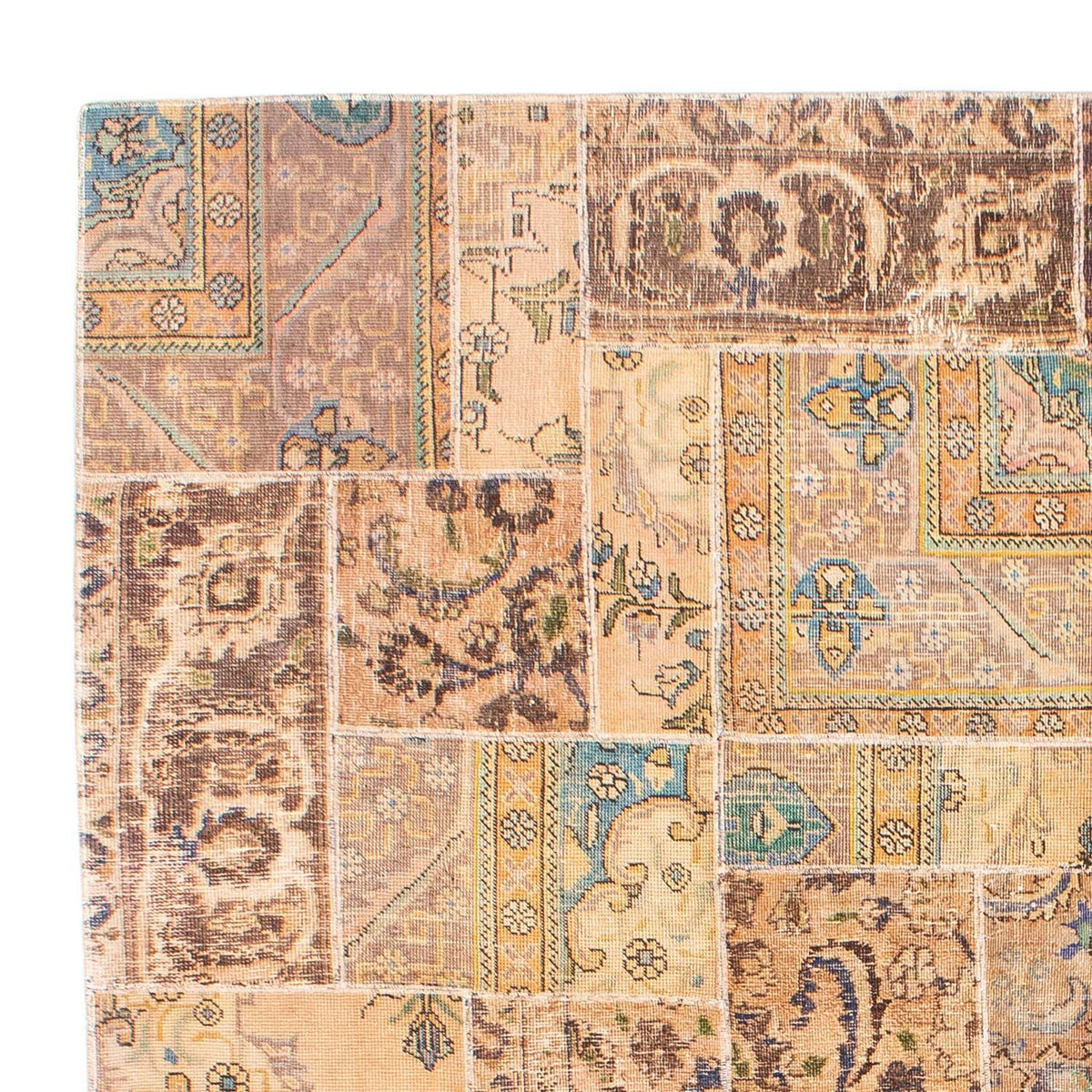 Patchwork Teppich 242x305cm - Orientteppich