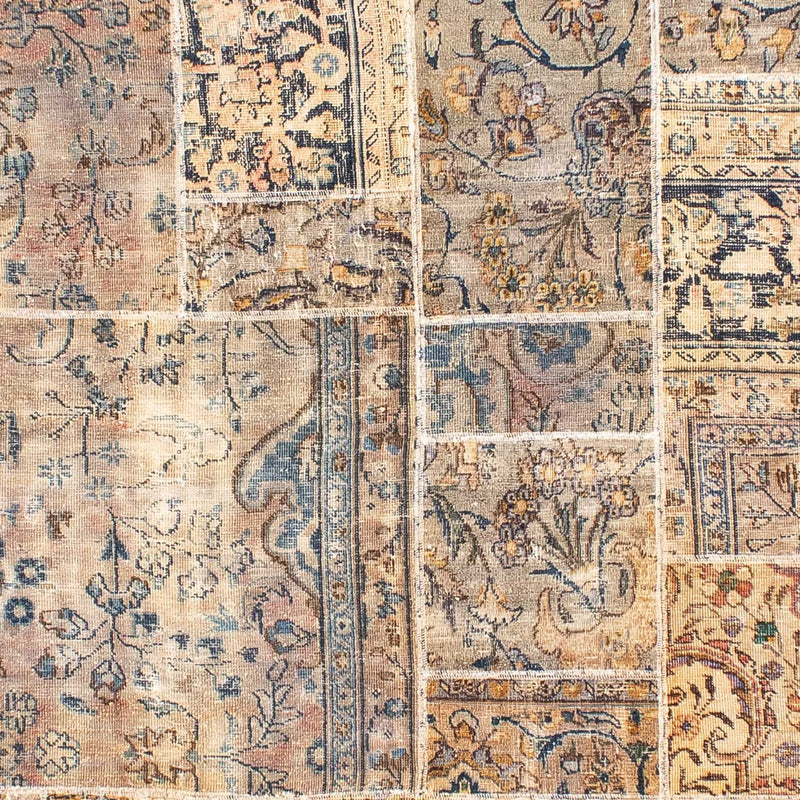 Patchwork Teppich 303 x 240 cm